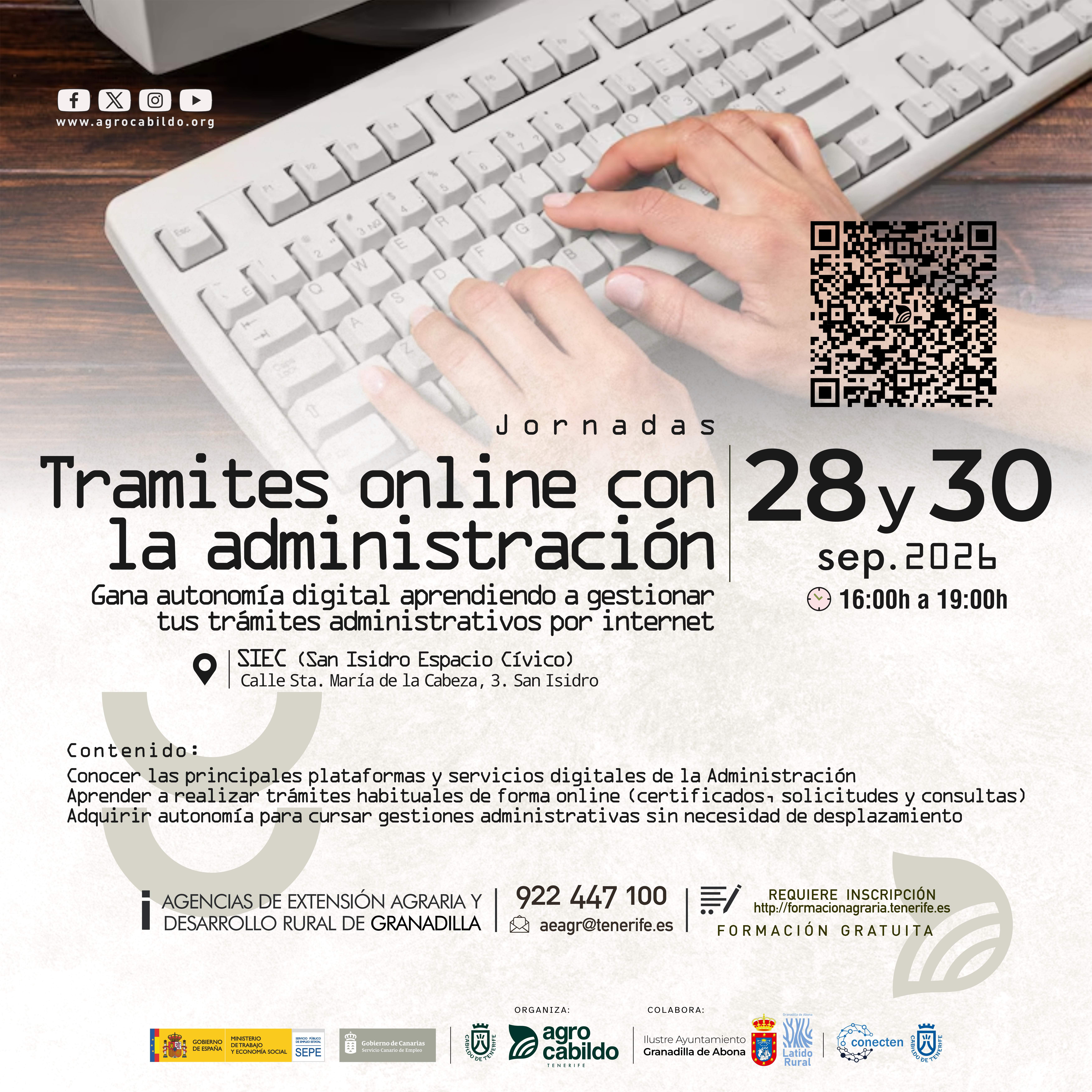 Trámites online con la administración